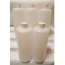 Cylindrical Plastic Bottles 12 pcs.